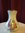 Vase Blumenvase WMF Metallrand versilbert