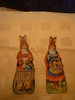 Oblaten Lebkuchen Glanzbilder 1938 Ostern Hasenpaar