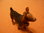 antikes Spielzeug Hund Erzgebirge Masse Tuchstaub