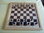 Schachspiel Schachbrett Schachfiguren aus Holz um 1960