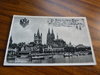 alte Postkarte Köln 1940 gelaufen Panorama Spruch