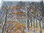 Bild Landschaft  Winter Bäume sig. BP2018 Acrylmalerei Standrahmen Hinterglas